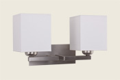 Charo wandlamp met dubbele lampenkap.
